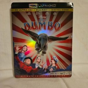 Disney DUMBO A Tim Burton Film 4K Ultra HD + Blu-Ray + Digital Code